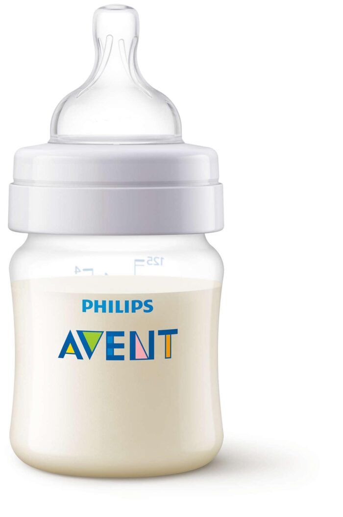 شیشه شیر کلاسیک ۱۲۵ میلی‌لیتر دوتایی فیلیپس اونت PHILIPS AVENT سری AntiColic 3